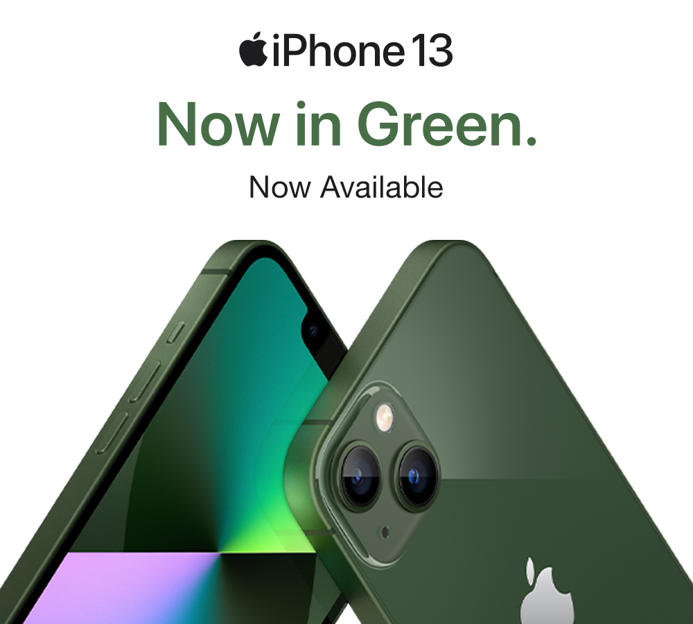 iPhone 13 in green - Now available