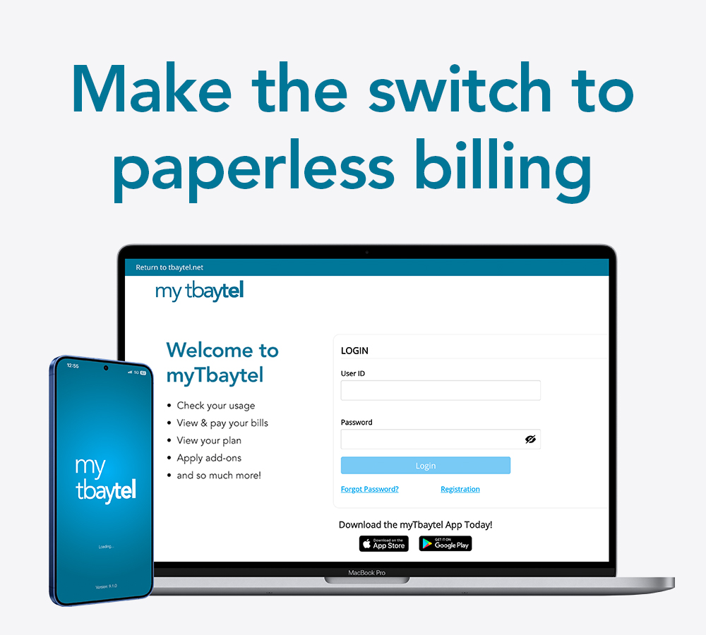 Make the switch to paperless billing