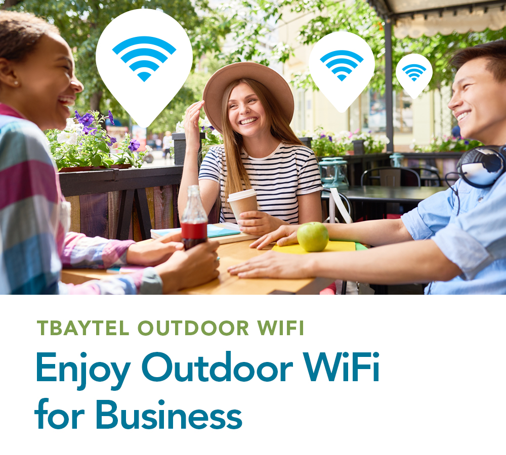 Enjoy outdoor wifi