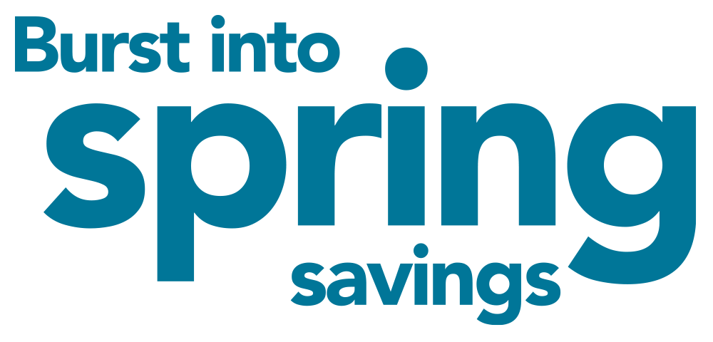 burst into spring savings