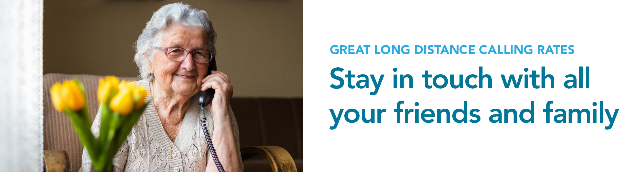 Stay in touch with all your friends and family with Tbaytels great long distance rates