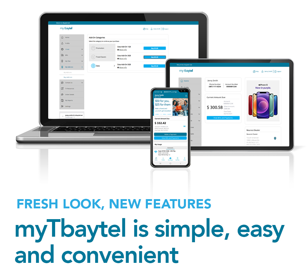 Fresh Look, New Features - myTbaytel