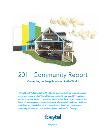 Tbaytel 2011 Community Report
