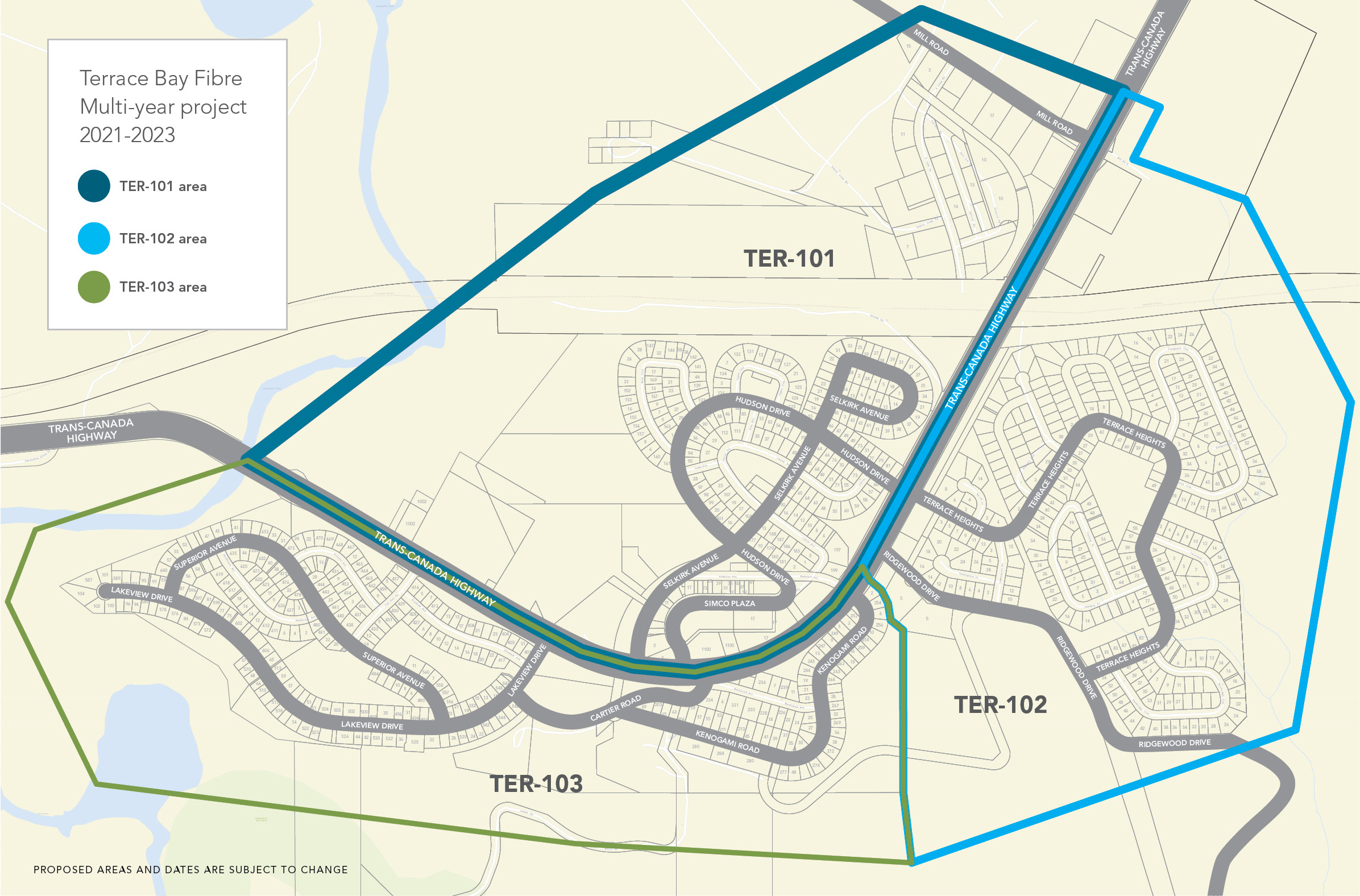 Fibre Expansion - Terrace Bay Map Sean 020322 