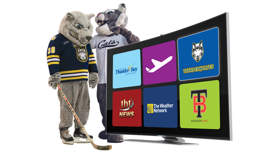 Wolfie and Boomer checking out local content