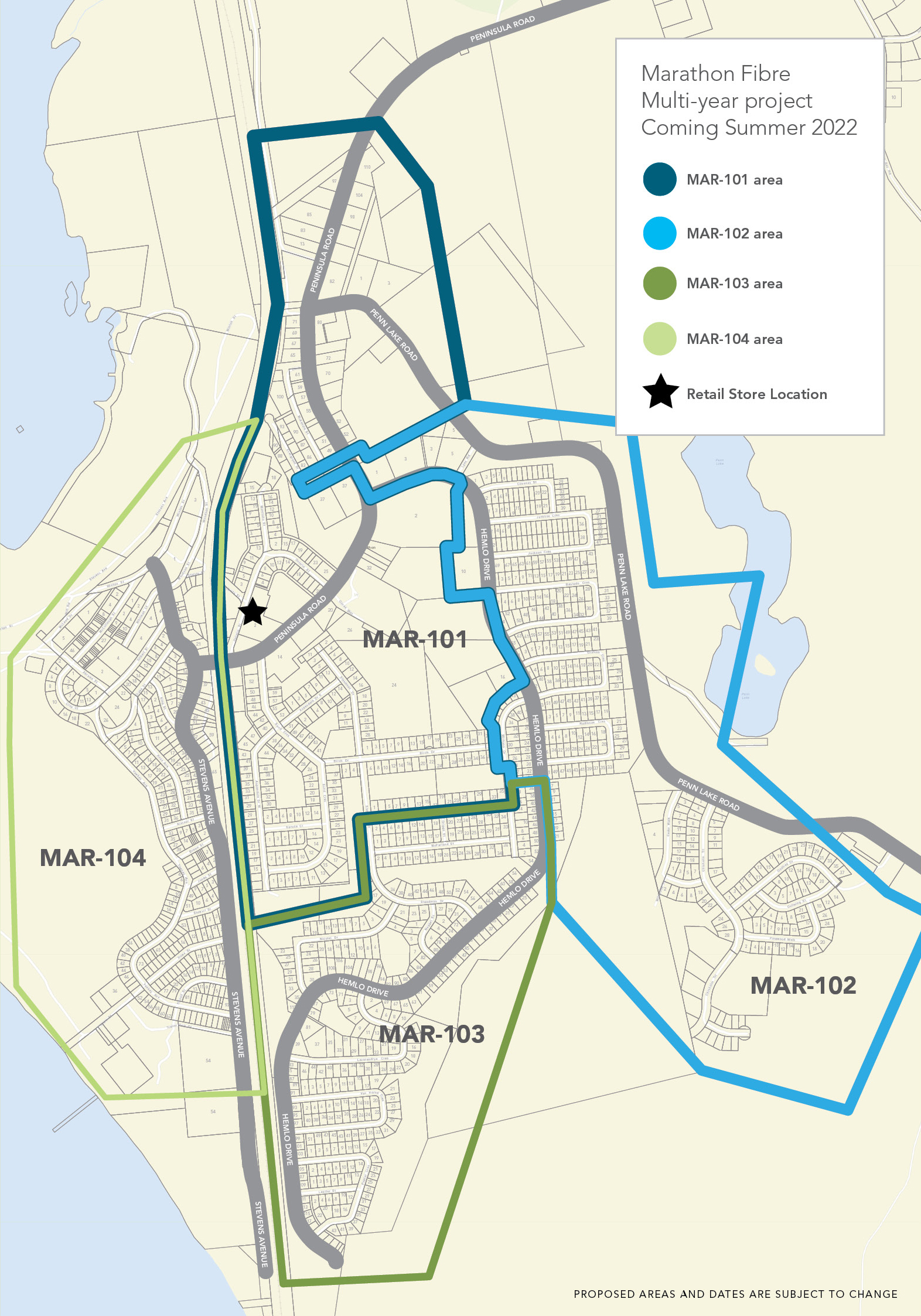 Marathon Fibre Map