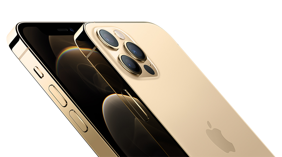 iPhone 12 pro max in gold