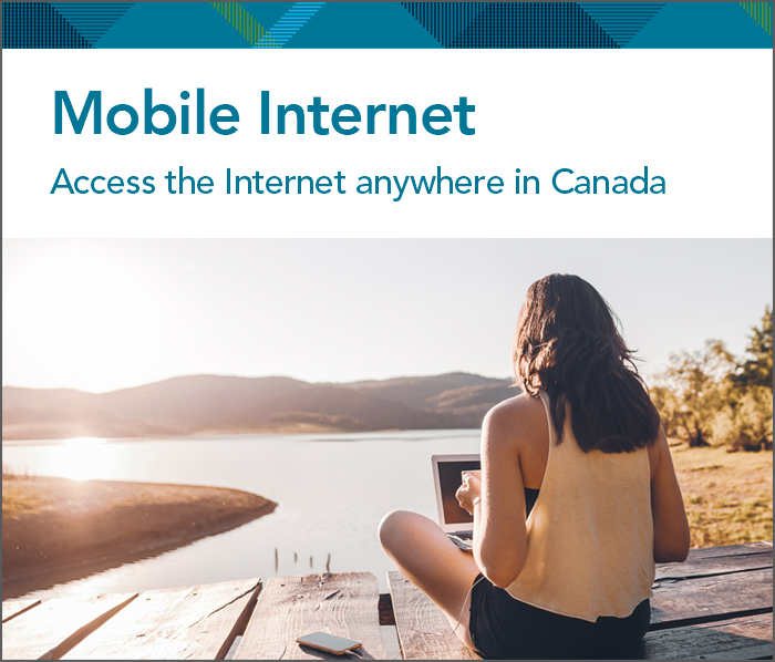 Access the internet anywhere in Canada