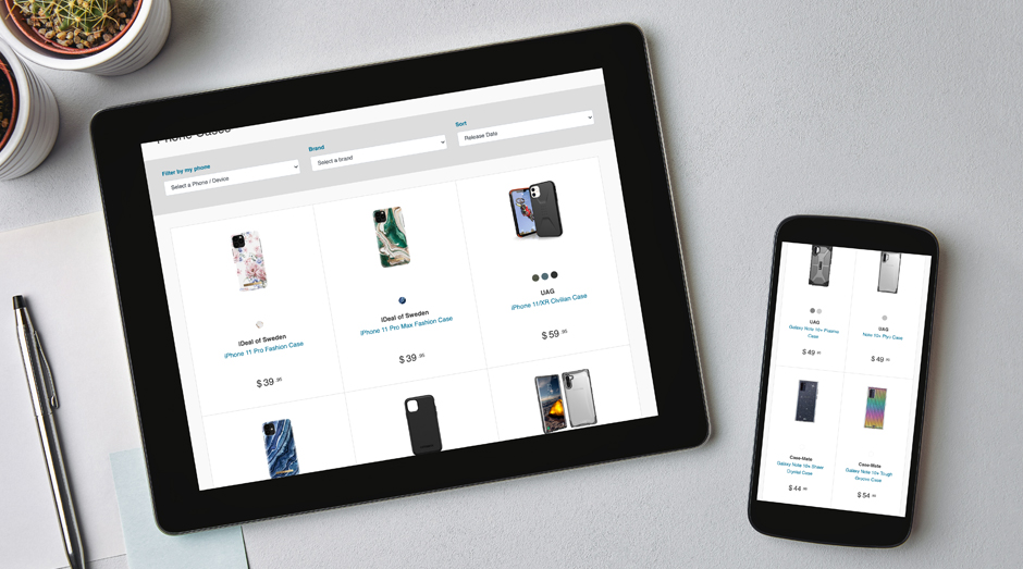 Tbaytel Store online on a tablet and a smartphone