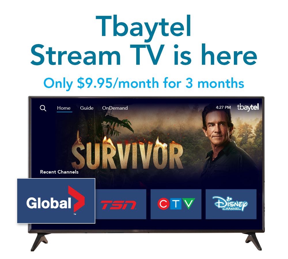 Tbaytel Stream TV is here