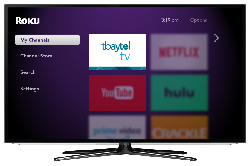 Tbaytel TV on Roku