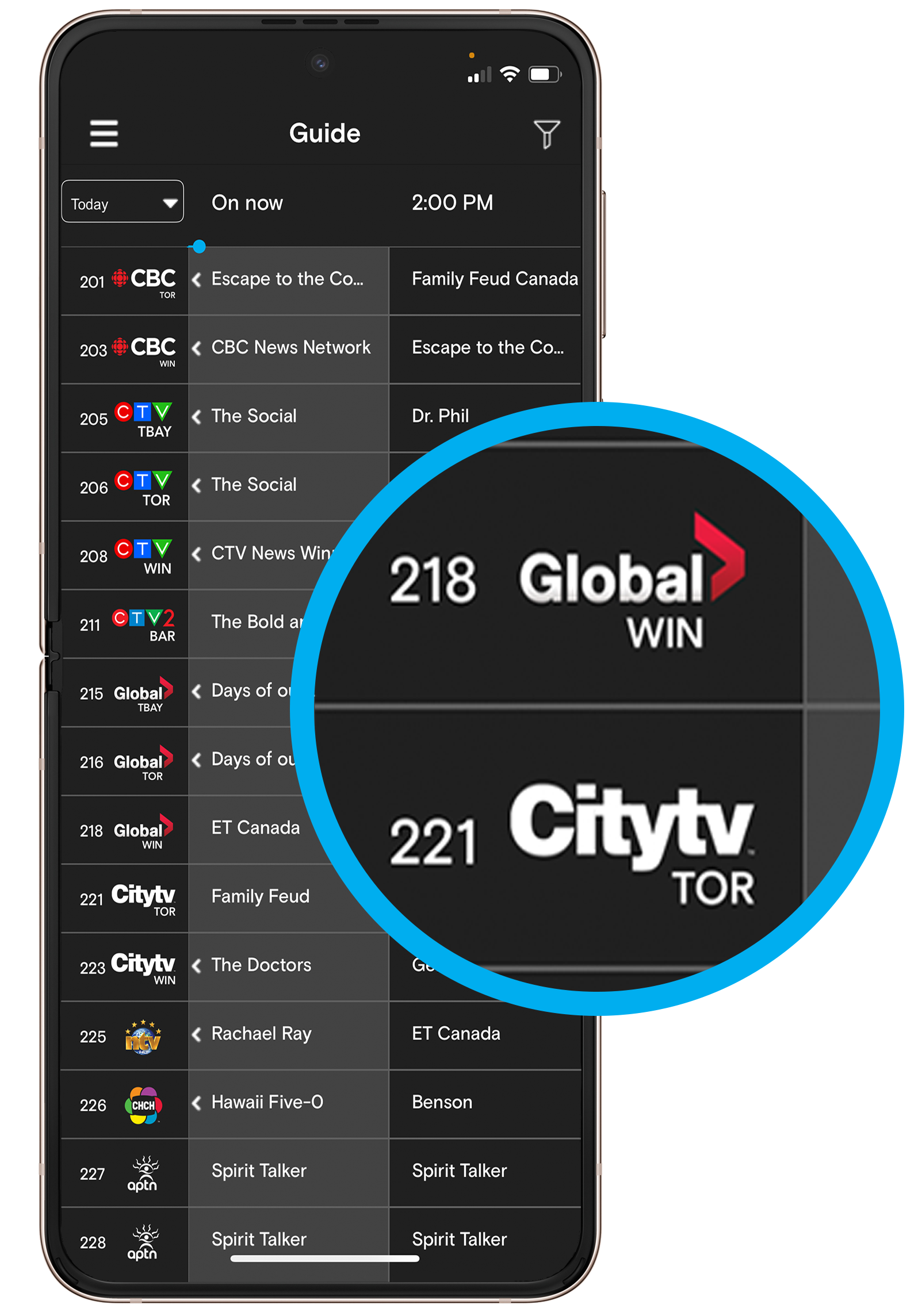 Tbaytel TV App Guide