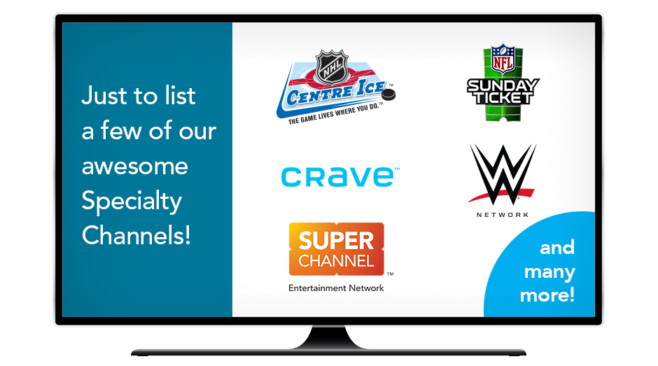 A few of our awesome specialty channels